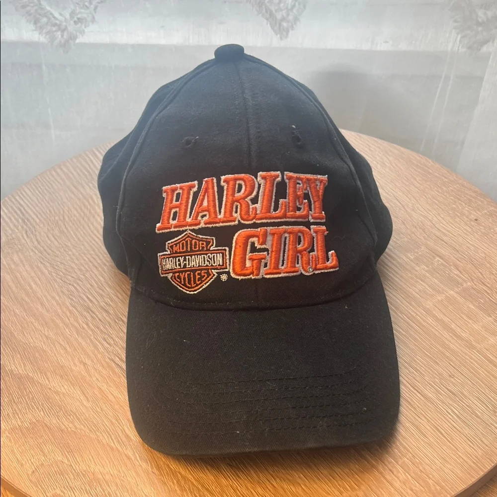 Harley-Davidson Harley Girl Black and Orange Hat